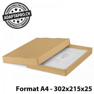 Emballage - Carton Cloche - Format A4 - 302x215x25