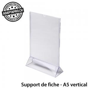 Porte-fiches en Acrylique - A5 vertical
