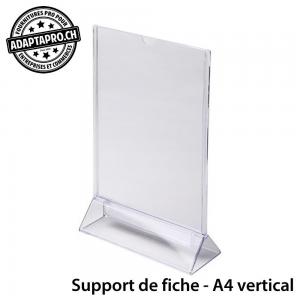 Porte-fiches en Acrylique - A4 vertical