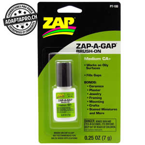 Colle - Brush-On - ZAP-A-GAP - 7g (1/4 oz.)