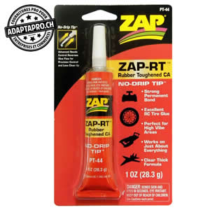 Colle - ZAP-RT - Colle Cyanoacrylate pour caoutchouc - 29.5ml (1 oz.)
