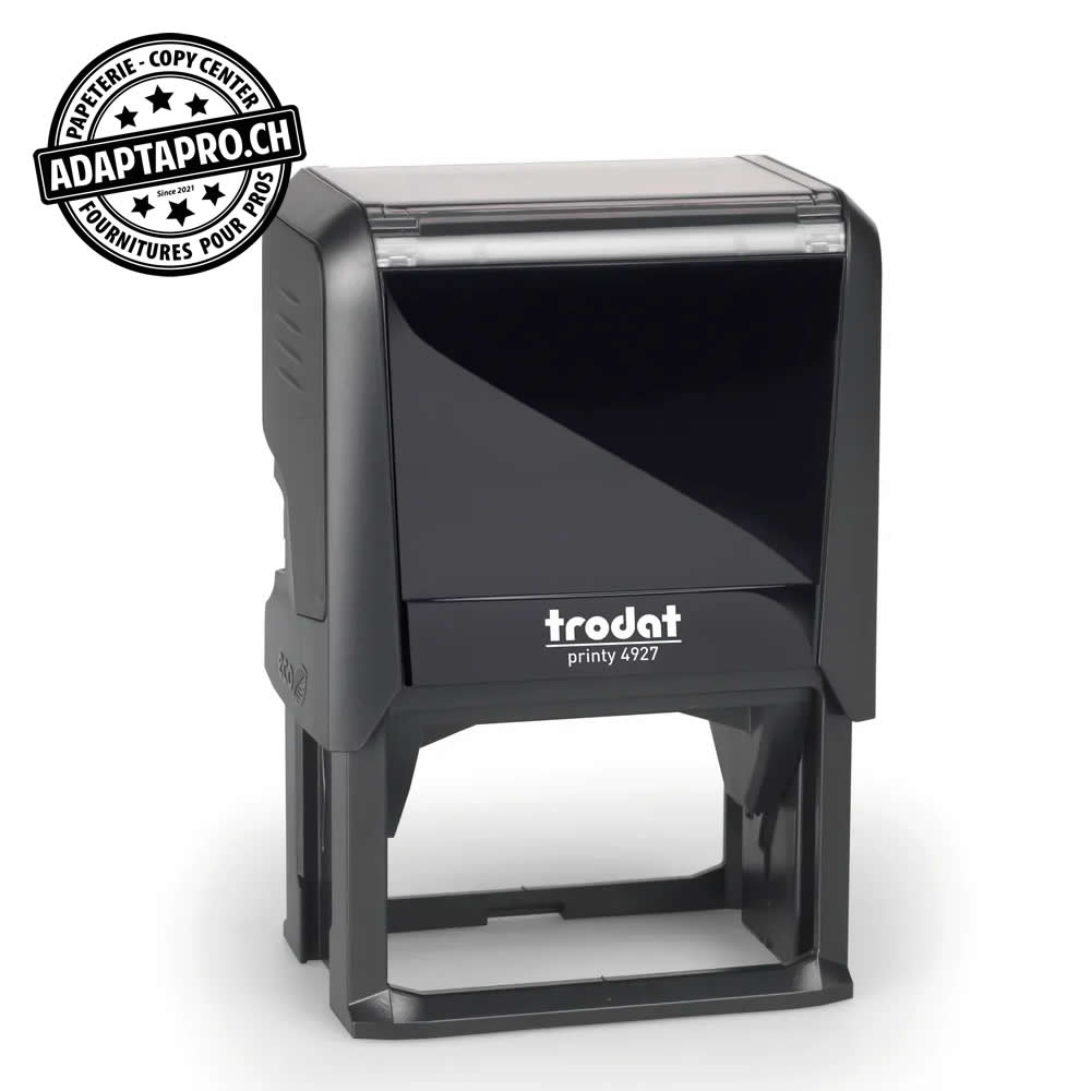 Trodat - TROD-4927C - Timbre complet - Trodat Printy 4927 - 60 x 40mm - encre à choix (noir / bleu / rouge / vert)