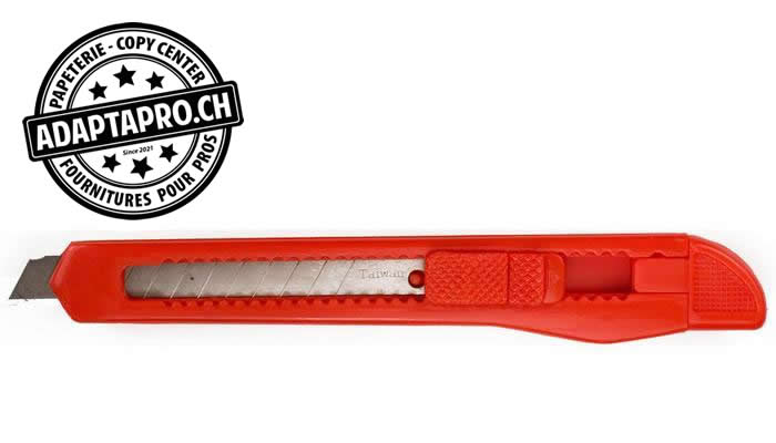 Excel Blades - EXL16010 - Outil - Cutter utilitaire - K10 - Light Duty - Plastique - Lames 9mm de large