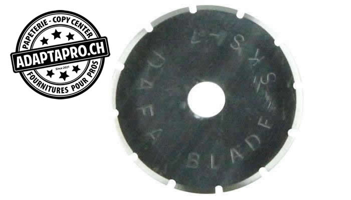 Excel Blades - EXL60016 - Outil - Lame de cutter rotatif - 28mm traitillée (2 pces) - Pour cutter 60025