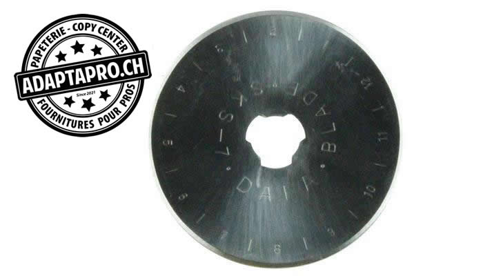 Excel Blades - EXL60017 - Outil - Lame de cutter rotatif - 45mm droite (2 pces) - Pour cutter 60024