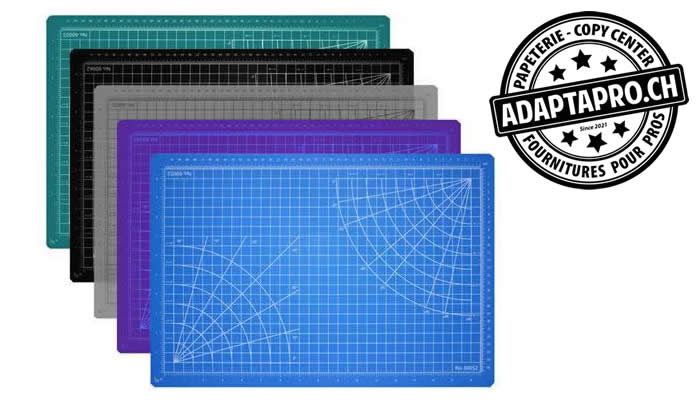 Excel Blades - EXL60060 - Outil - Tapis de coupe - Auto-cicatrisant - 14cm x 22.9cm (5.5in x 9in) - Noir