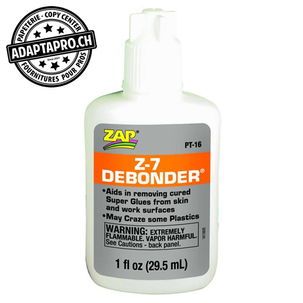 ZAP / Superglue - ZPT16 - Colle - Z-7 Debonder - 29.5ml (1 fl oz.)