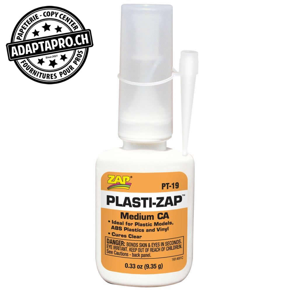 ZAP / Superglue - ZPT19 - Colle - Plasti-ZAP - 9.35g (1/3 oz.)