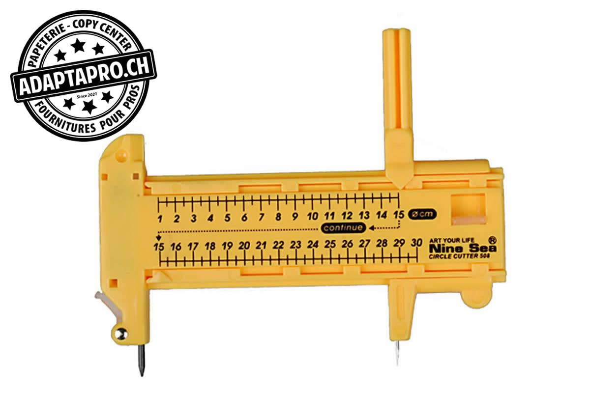 AdaptaPro - AP1151 - Outil - Compas de découpe papier et Vinyl