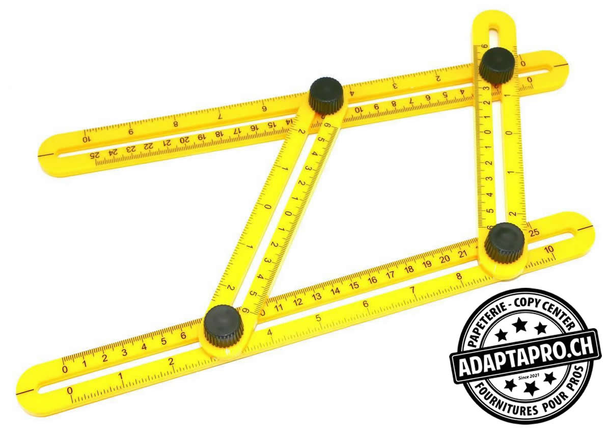AdaptaPro - AP1154 - Outil - Règle à raporter - 4 articulations