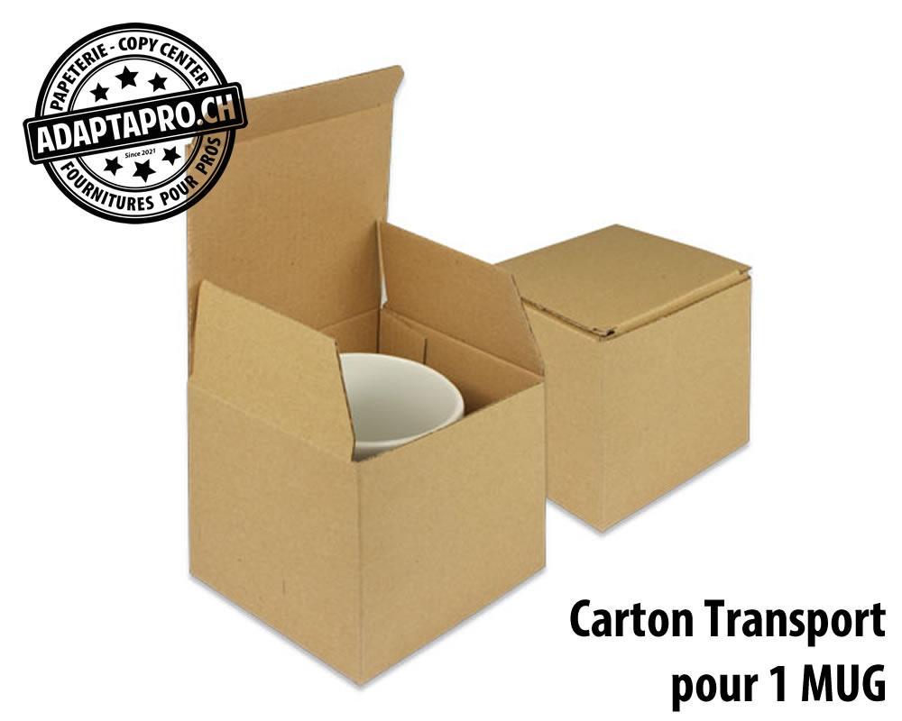 AdaptaPro - EMBMUGC1 - Emballage - Carton Transport - pour 1 MUG