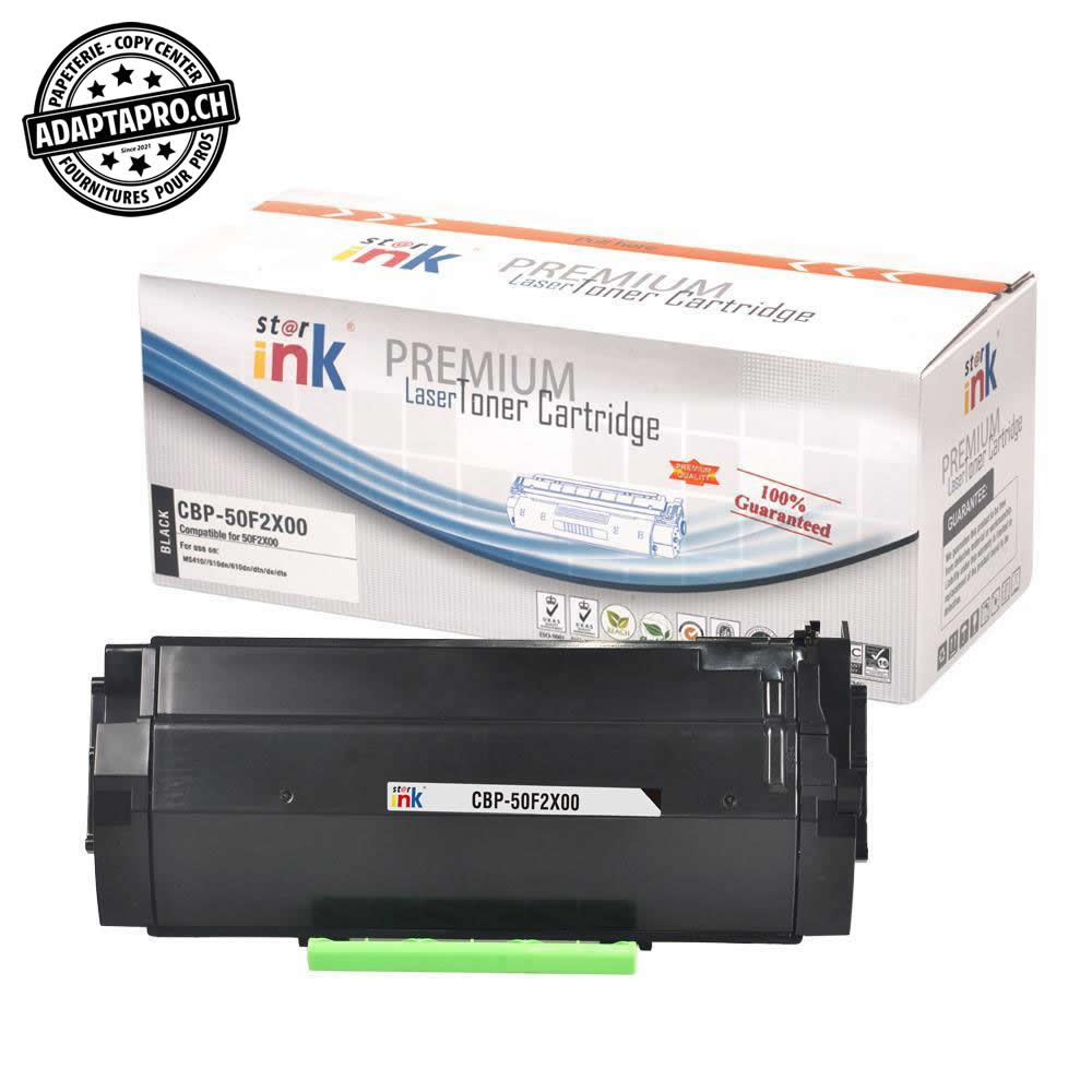 StarInk - SI-50F2X00 - Cartouche de toner compatible - Lexmark 50F2X00 - Noir (10'000 feuilles)
