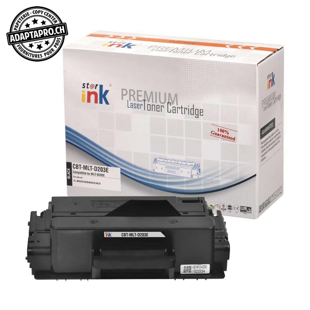 StarInk - SI-MLT-D203E - Cartouche de toner compatible - Samsung MLT-D203E - Noir (10'000 feuilles)