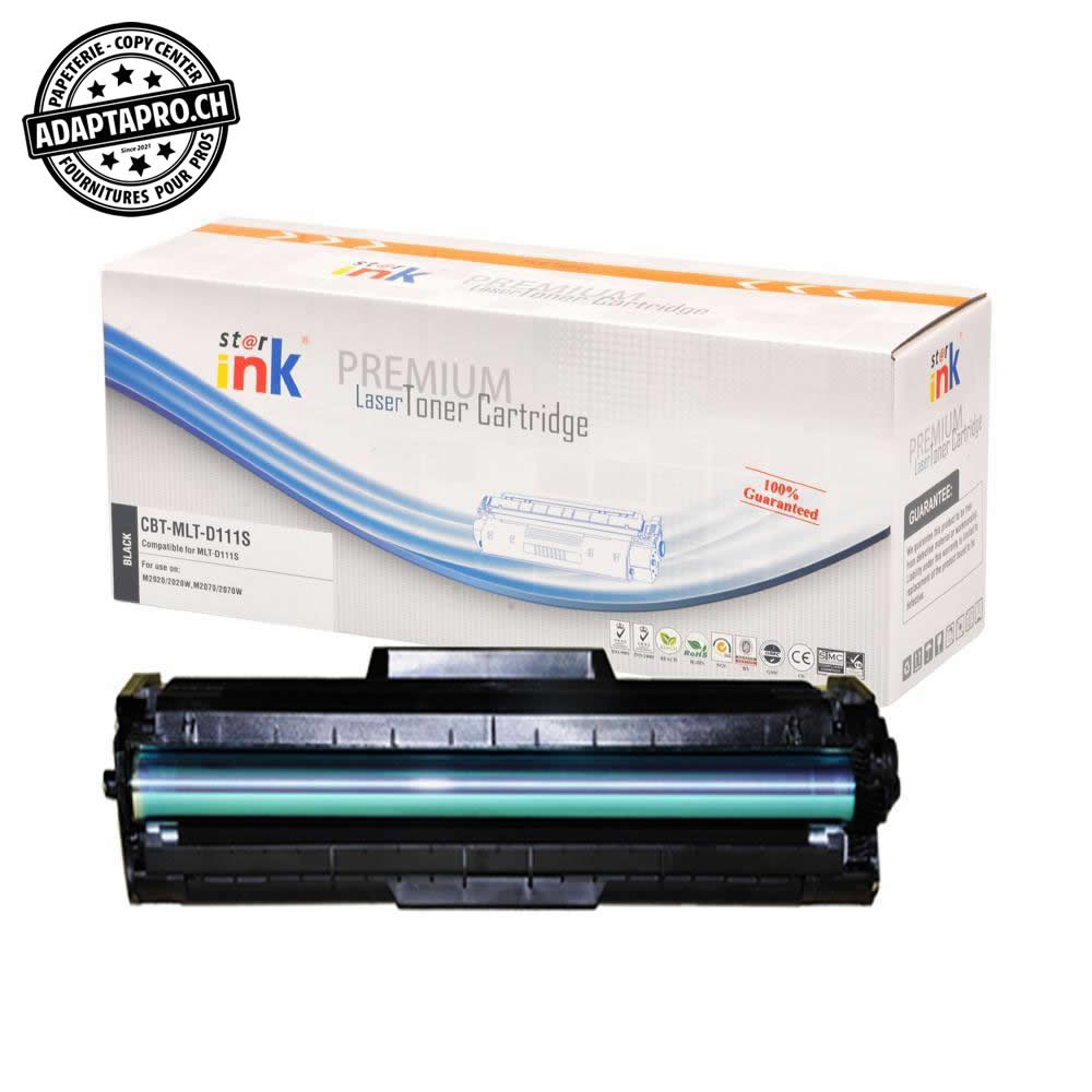 StarInk - SI-MLT-D111S - Cartouche de toner compatible - Samsung MLT-D111S - Noir (1'000 feuilles)