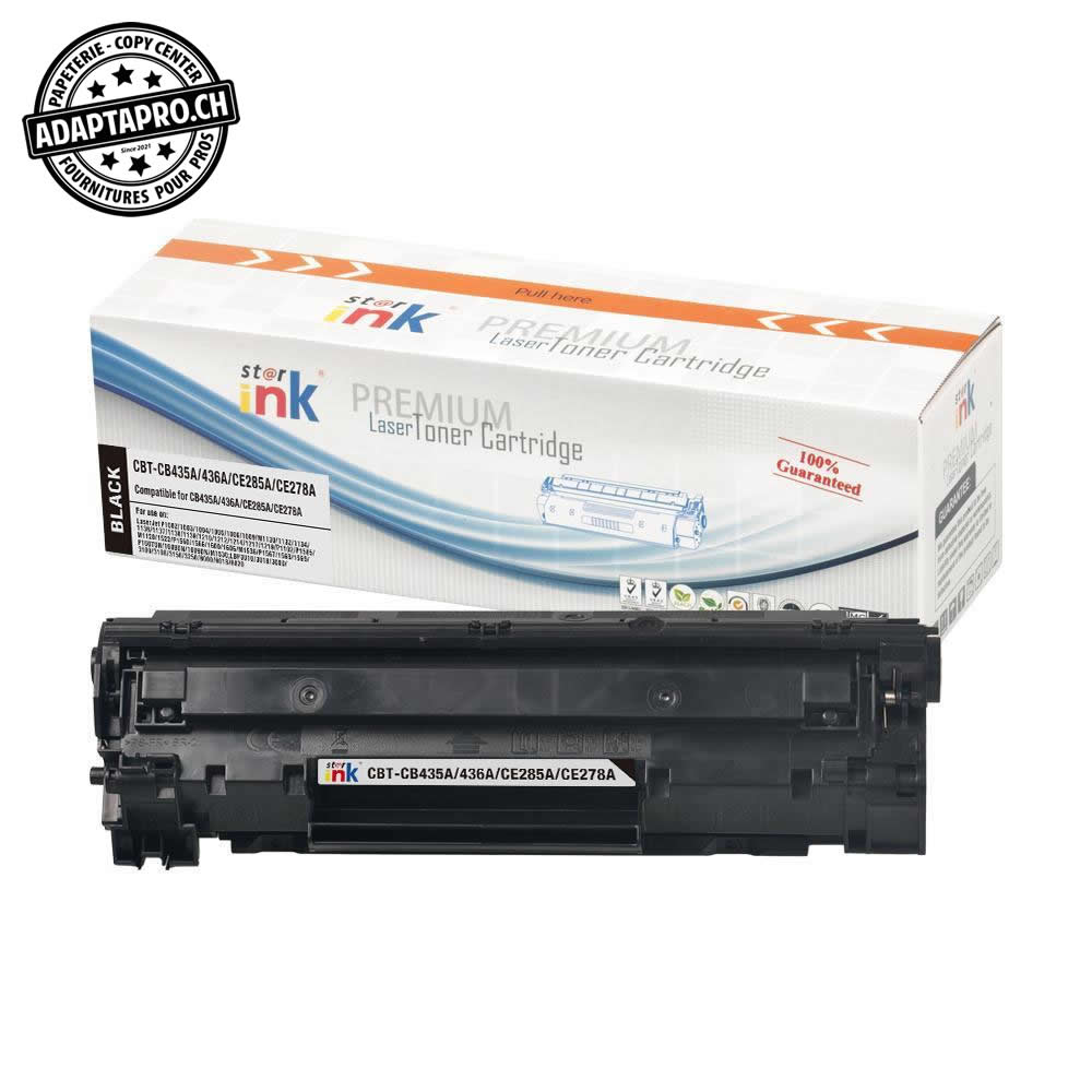 StarInk - SI-CB435A - Cartouche de toner compatible - HP 278A / 78A - Noir (2'000 feuilles)