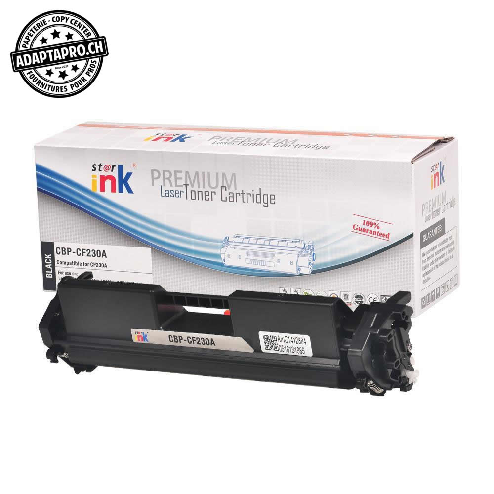 StarInk - SI-CF230A - Cartouche de toner compatible - HP CF230A / 30A - Noir (1'600 feuilles)