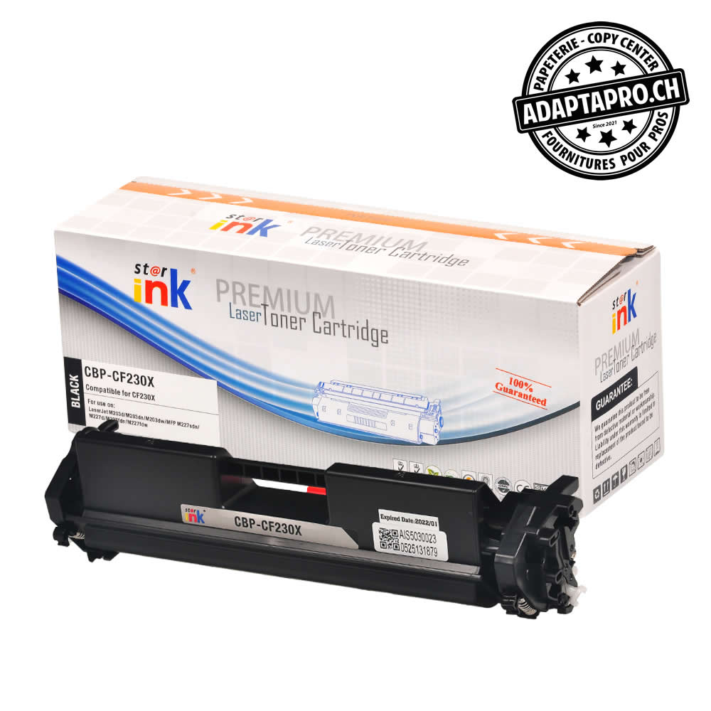 StarInk - SI-CF230X - Cartouche de toner compatible - HP CF230X / 30X - Noir (3'500 feuilles)