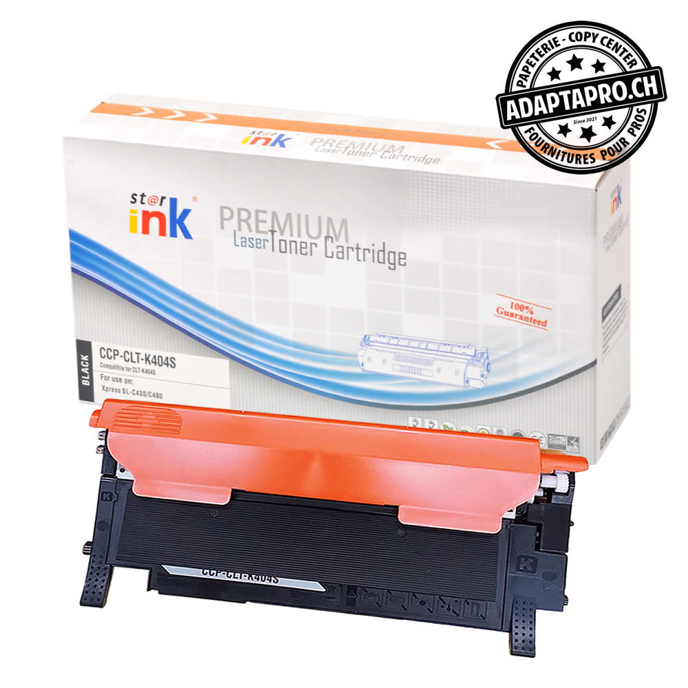 StarInk - SI-CLT-K404S - Cartouche de toner compatible - Samsung CLT-K404S BK - Noir (1'500 feuilles)
