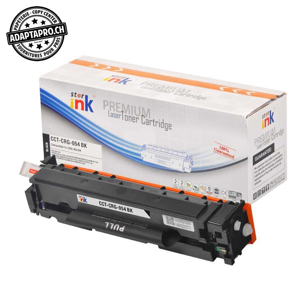 StarInk - SI-CRG-054-BK - Cartouche de toner compatible - Canon CRG-054 BK - Noir (1'500 feuilles)