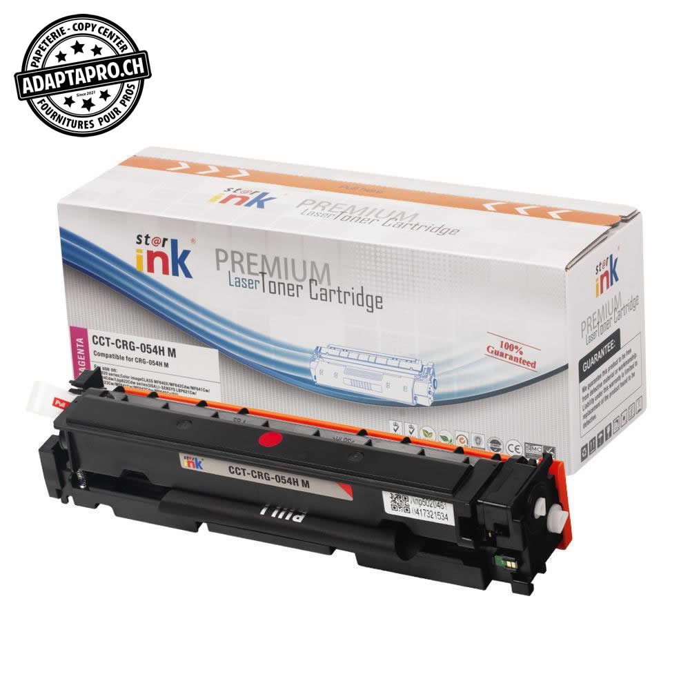 StarInk - SI-CRG-054H-M - Cartouche de toner compatible - Canon CRG-054H M - Magenta (2'300 feuilles)