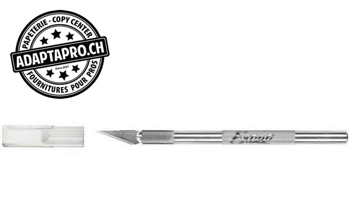 Excel Blades - EXL16001 - Outil - Cutter - K1 - Light Duty - Aluminium rond - avec capuchon protecteur