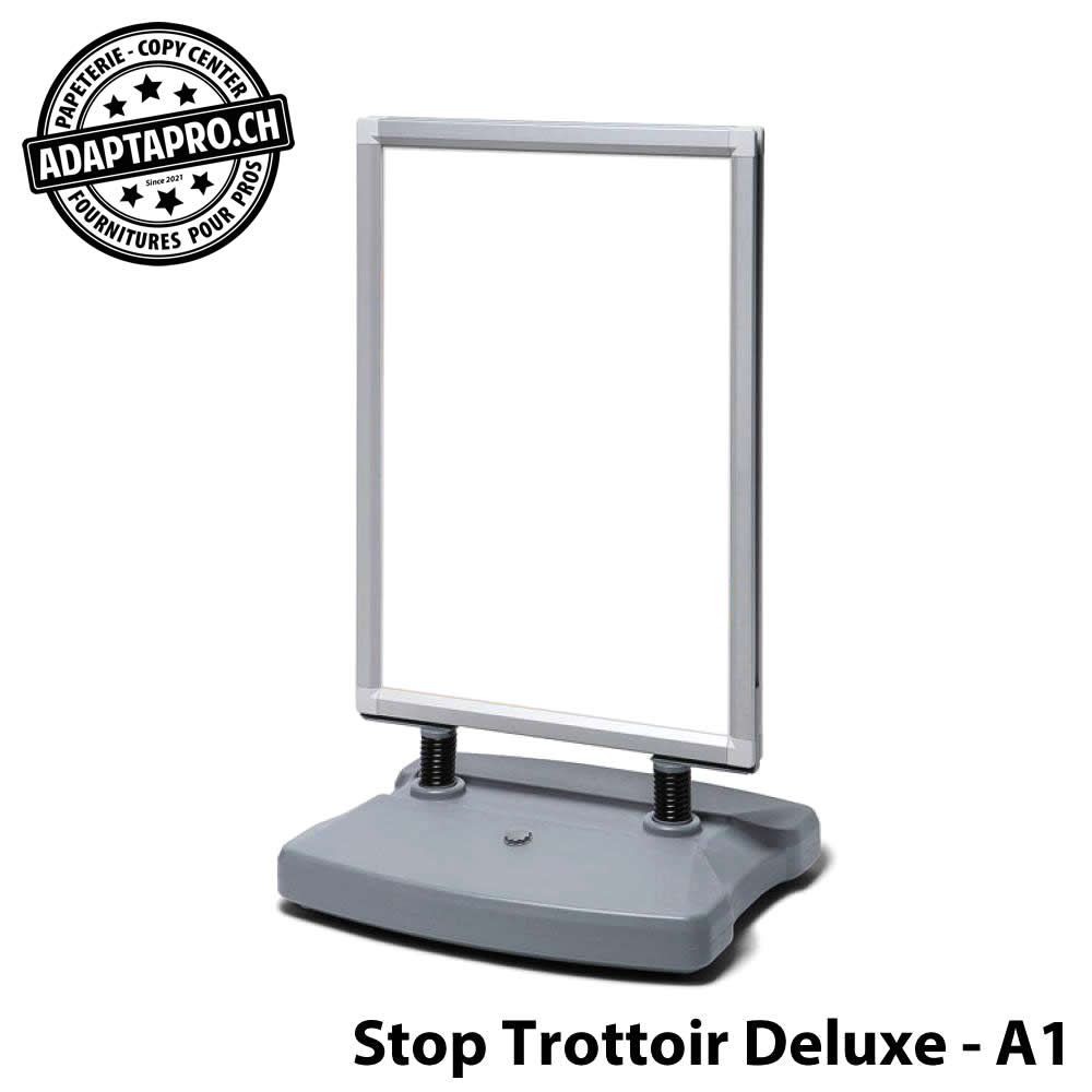 AdaptaPro - STPO-DL38-A1 - Stop Trottoir - OutDoor - Deluxe - Cadre 38mm - A1 (594*841mm)