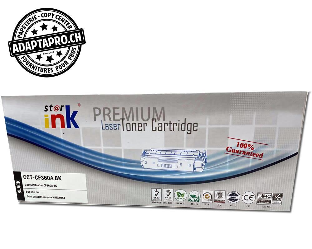 StarInk - SI-CF360A - Cartouche de toner compatible - HP CF360A - Noir (5'000 feuilles)