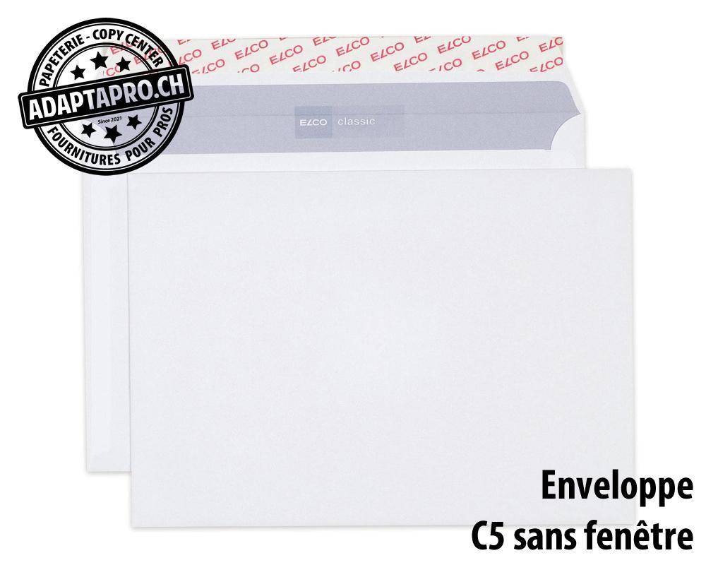 Elco - FCC-013 - A la pièce - Enveloppe C5 sans fenêtre