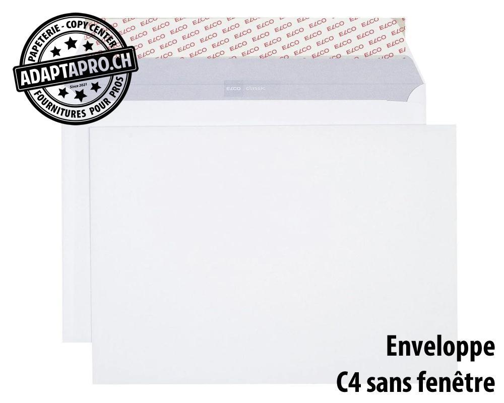 Elco - FCC-015 - A la pièce - Enveloppe C4 sans fenêtre