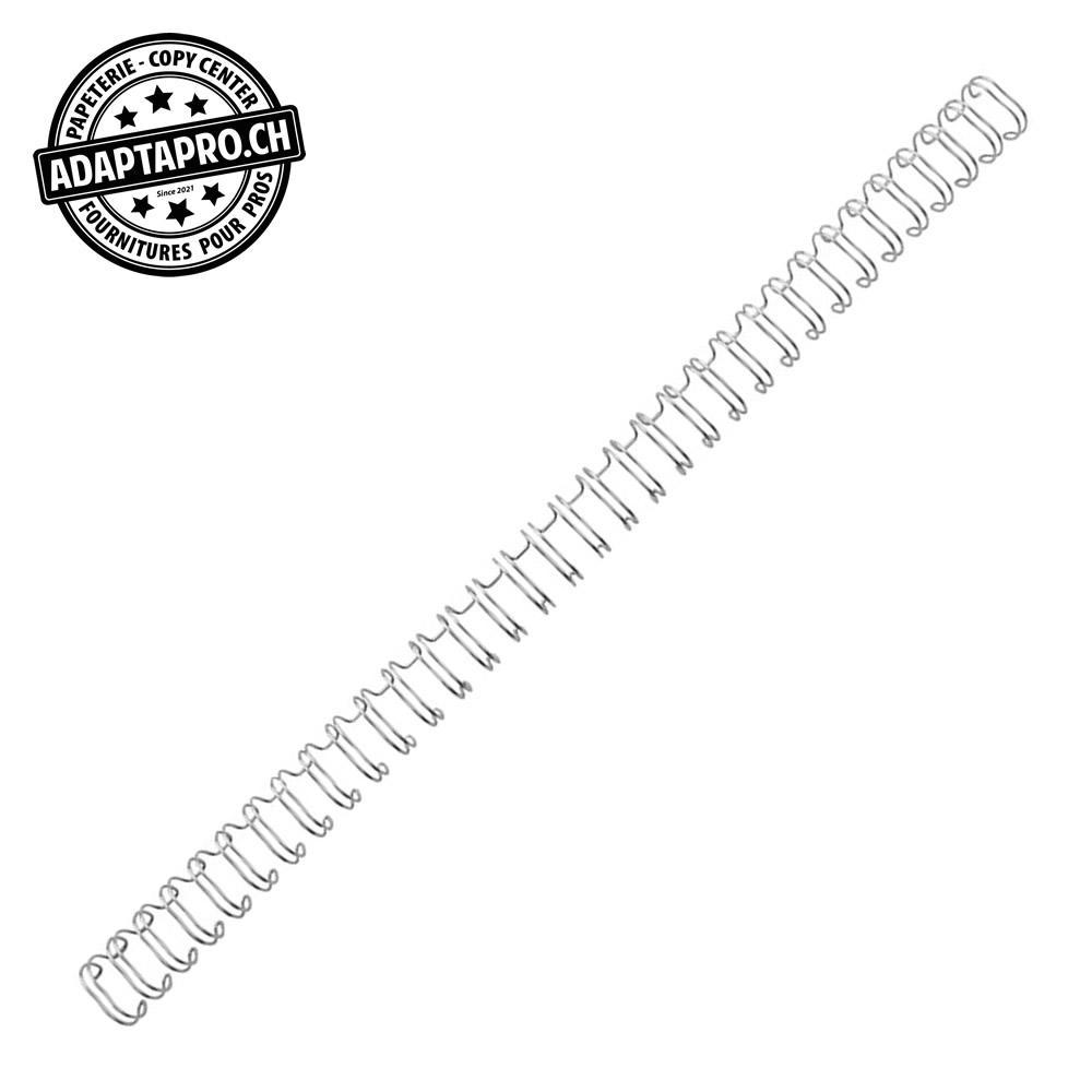 GBC - GBC-RG810997 - Peignes métalliques GBC - 14mm - 125 feuilles - argent - 100 pces