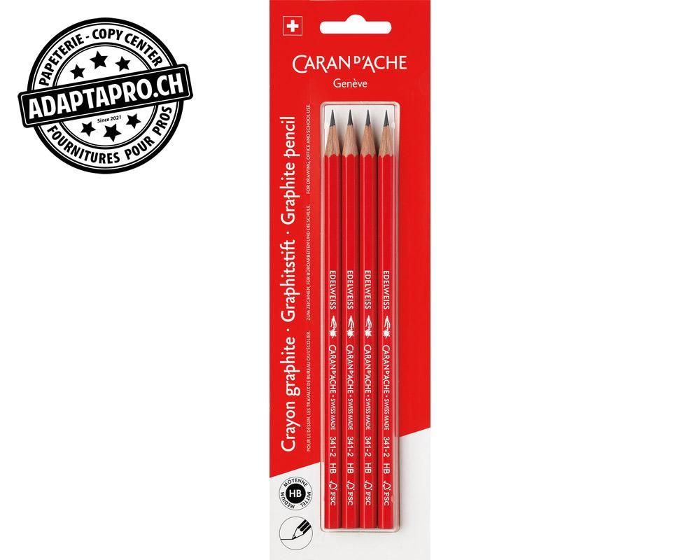 Caran d'Ache - CDA-341.372 - Crayon graphite CARAN D'ACHE 341 Edelweiss - HB
