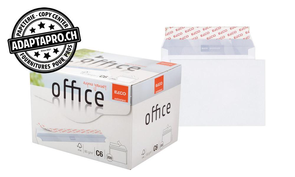 Elco - ELC-74531.12 - Enveloppes ELCO Office - C6 - 80g - sans fenêtre - 200 pces