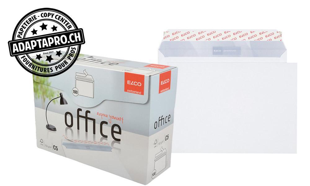 Elco - ELC-74535.12 - Enveloppes ELCO Office - C5 - 100g - sans fenêtre - 100 pces
