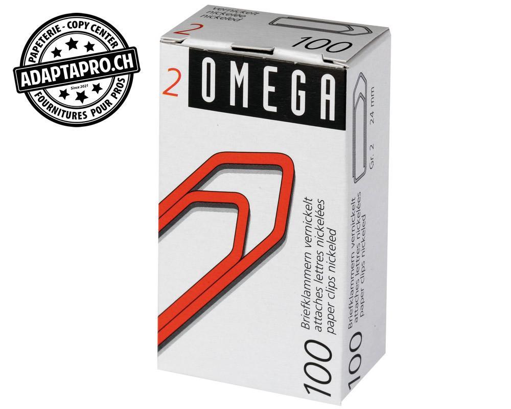 Omega - OMG-1340002.49 - Trombones OMEGA - taille 2 (24mm) - 100 pces
