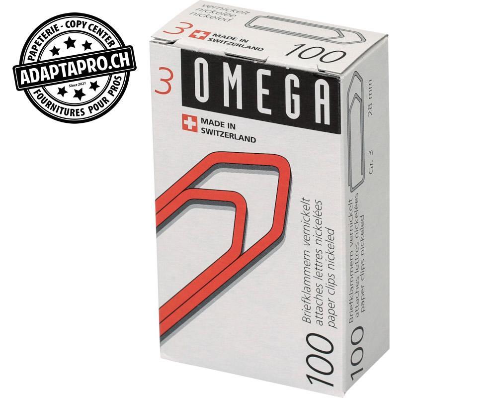 Omega - OMG-1340003.49 - Trombones OMEGA - taille 3 (28mm) - 100 pces