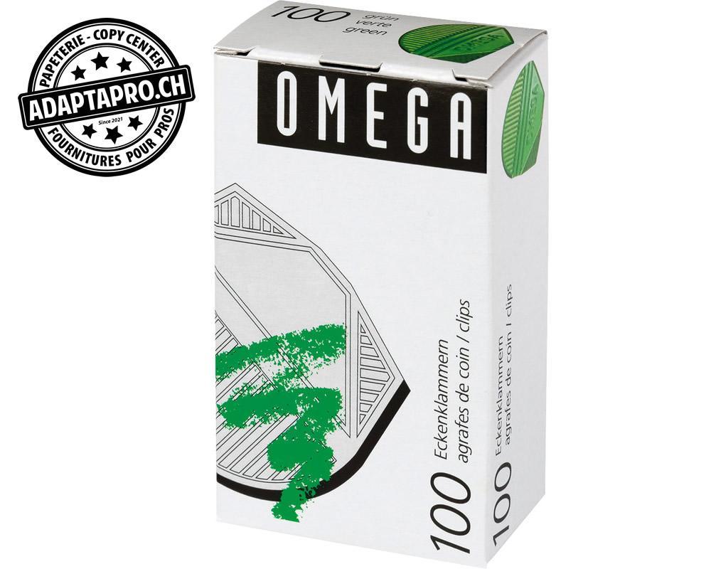 Omega - OMG-1350015.27 - Coins métalliques OMEGA - vert métalisé - 100 pces