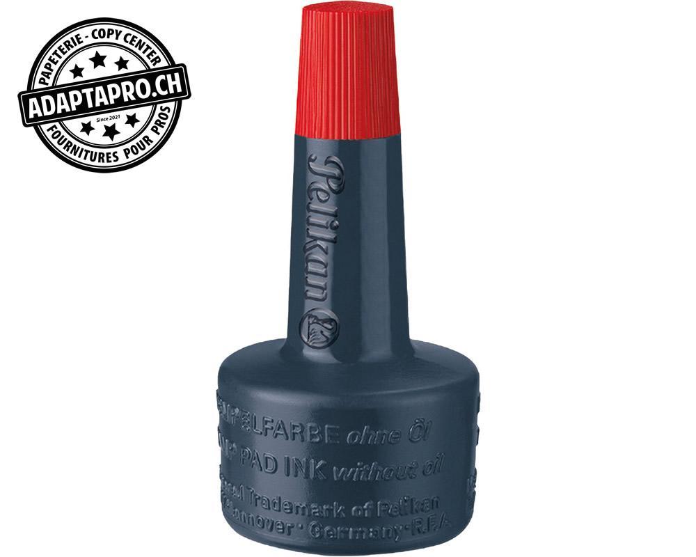 Pelikan - PLK-351221 - Encre à tampon PELIKAN sans huile - 28ml - rouge