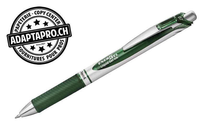 Pentel - PEN-BL77-D3X - Roller PENTEL EnerGel Xm - 0.7 - VERT FONCÉ