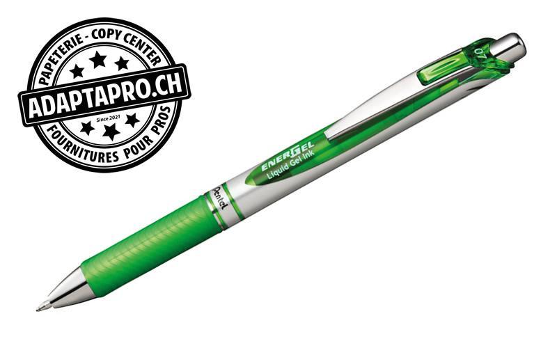 Pentel - PEN-BL77-KX - Roller PENTEL EnerGel Xm - 0.7 - VERT CLAIR