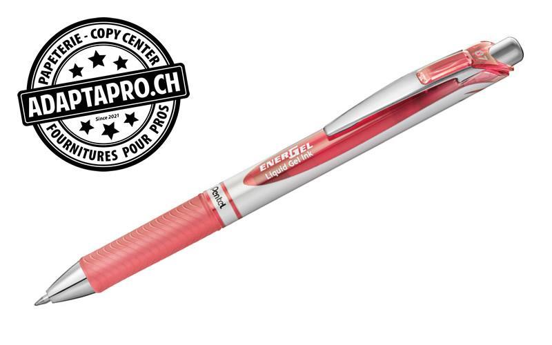 Pentel - PEN-BL77-P3X - Roller PENTEL EnerGel Xm - 0.7 - CORAIL