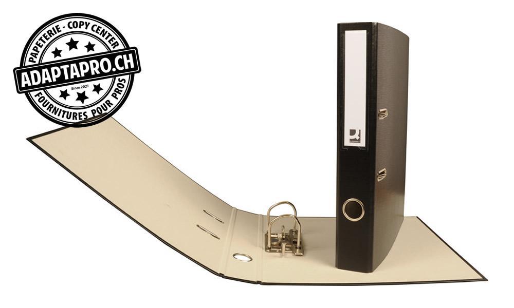 Q-Connect - KF04532 - Classeur Q-CONNECT - mécanisme à levier - A4 - dos 4cm - noir
