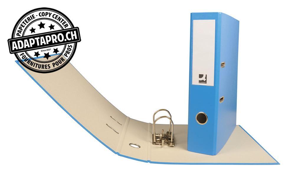 Q-Connect - KF04541 - Classeur Q-CONNECT - mécanisme à levier - A4 - dos 7cm - bleu