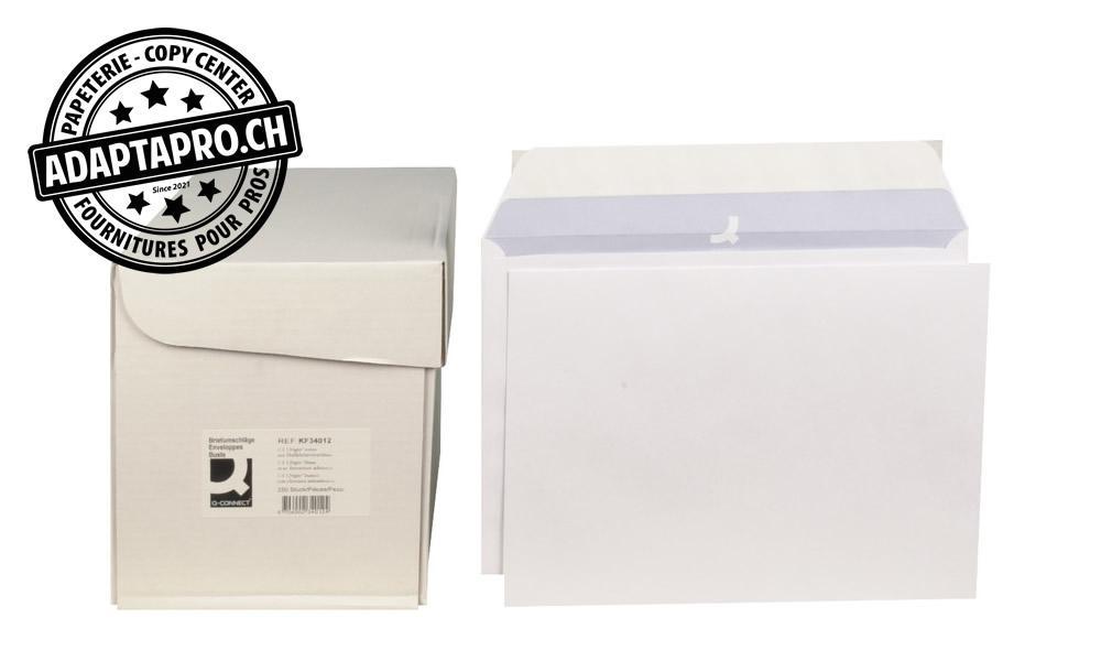 Q-Connect - KF34012 - Enveloppes Q-CONNECT - C4 - 120g - sans fenêtre - 250 pces
