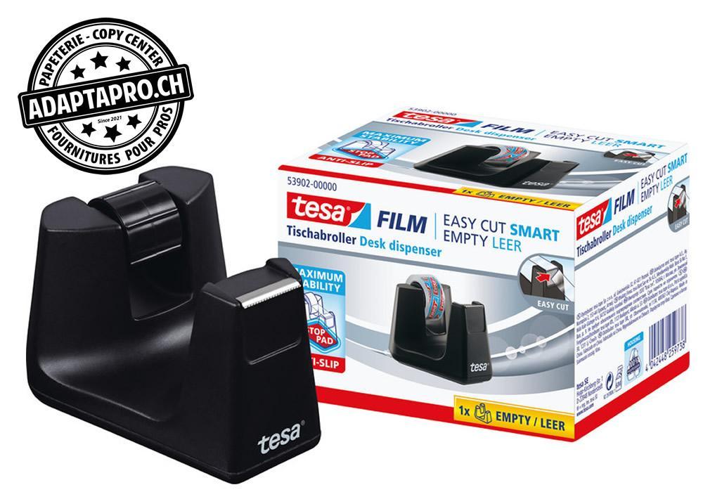 Tesa - TESA-53902-00000 - Dérouleur de bureau TESA Easy Cut Smart - noir