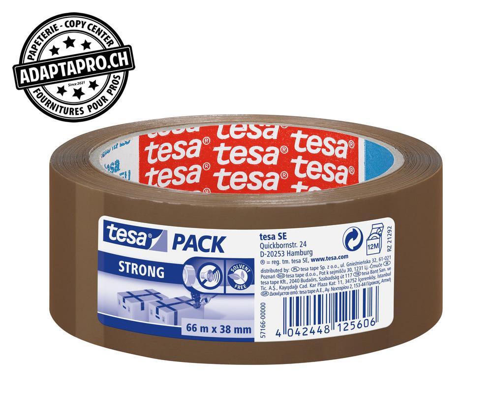 Tesa - TESA-57166-00000 - Ruban d'emballage TESA en PP strong - brun - 38mm * 66m