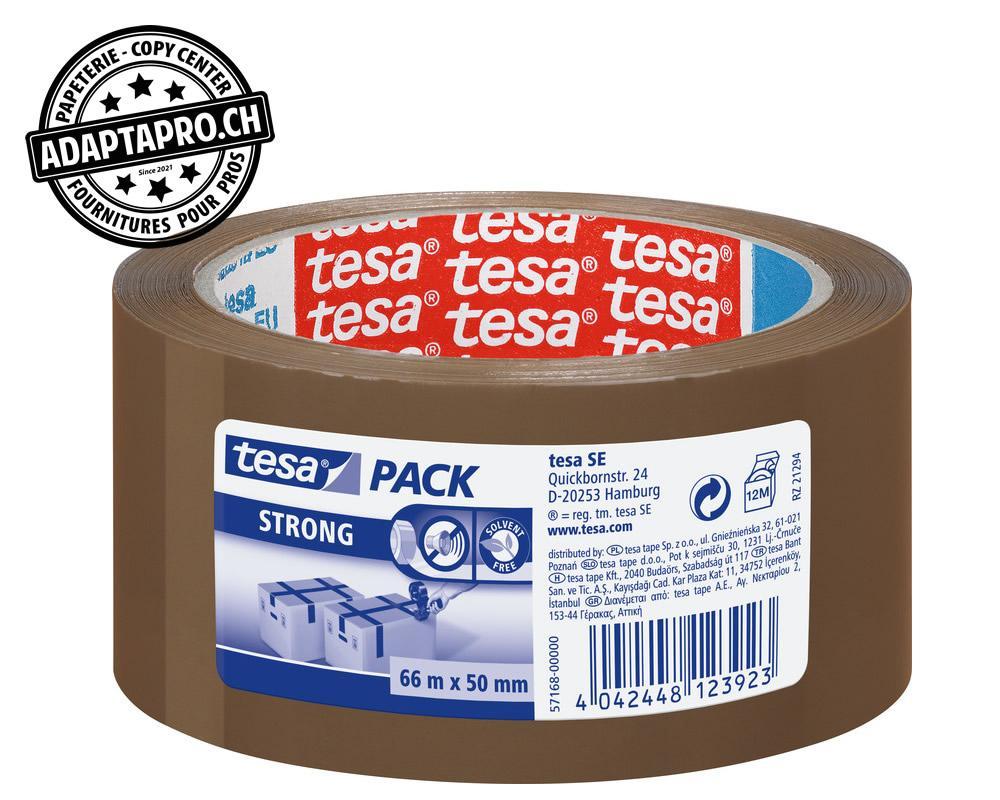 Tesa - TESA-57168-00000 - Ruban d'emballage TESA en PP strong - brun - 50mm * 66m