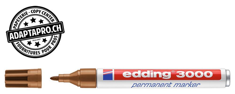 Edding - ED-000554-013 - Marqueur permanent - EDDING 3000 - 013 - ocre