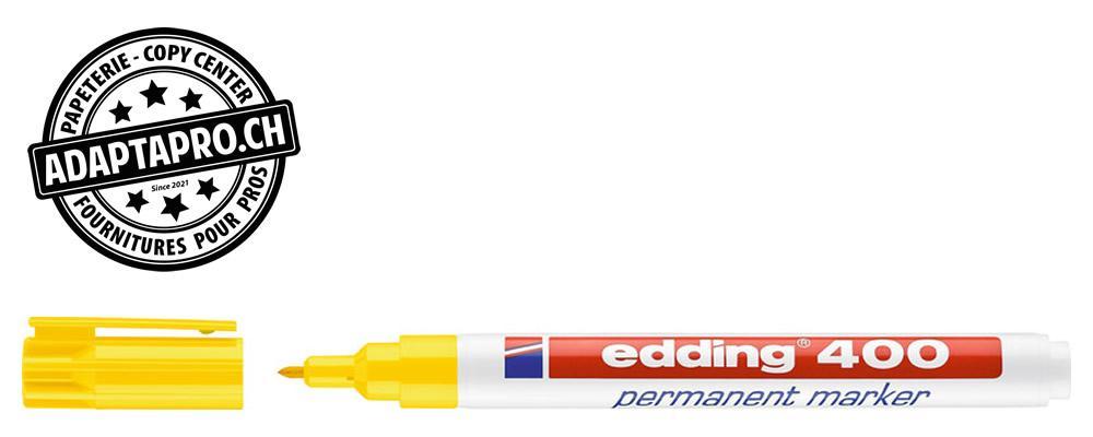 Edding - ED-000698-005 - Marqueur permanent - EDDING 400 - 005 - jaune