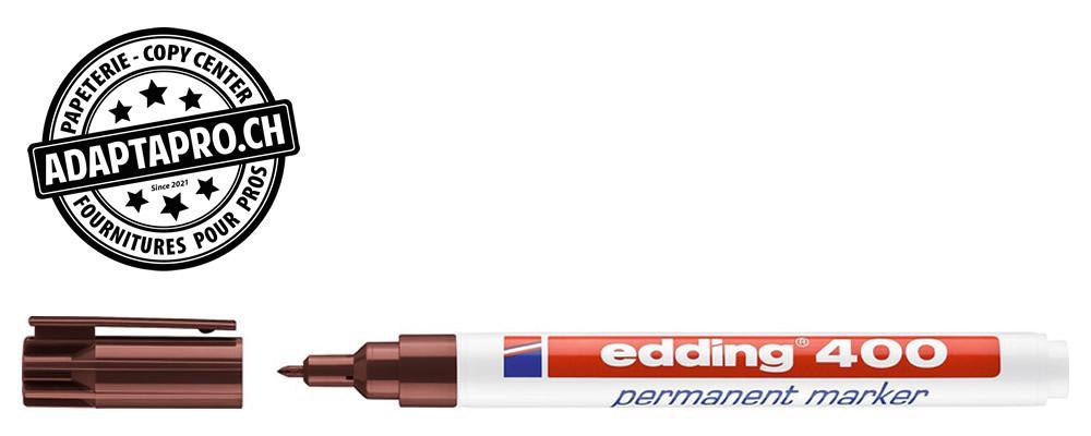 Edding - ED-000698-007 - Marqueur permanent - EDDING 400 - 007 - brun