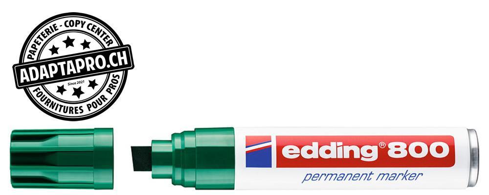 Edding - ED-001114-004 - Marqueur permanent - EDDING 800 - 004 - vert